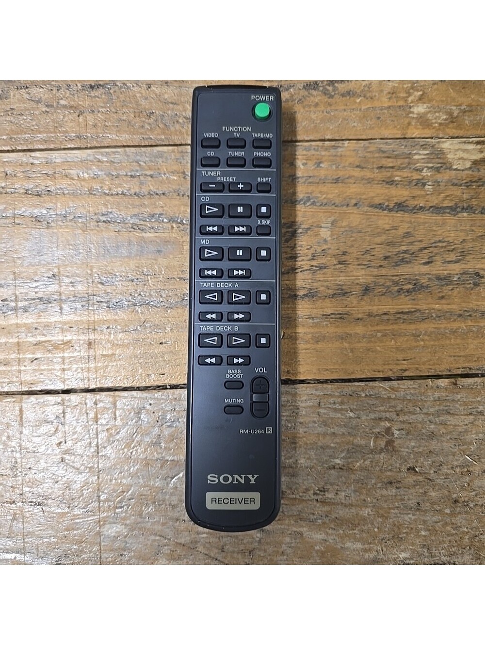 Genuine Sony RM-U264 A/V Receiver Remote Control - TESTED WORKS Vintage